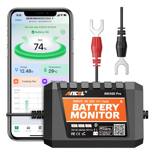 Monitor De Batería Ancel Bm300 Pro Bluetooth 5.3 Ip67 Waterp Monitor De Batería Ancel Bm300 Pro Bluetooth 5.3 Ip67 Waterp