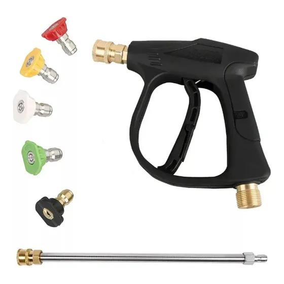 Kit Lanza Corta Hidro + Prolongador Y 5 Picos Acople Rapido