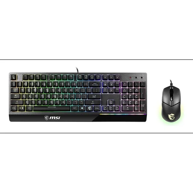 Msi Vigor Gk30 Combo, 6 Zonas De Juego Rgb Gk30 Telavelo Y Y