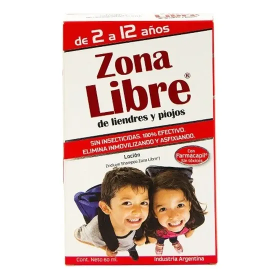 Loción Y Shampoo Zona Libre 60 Ml