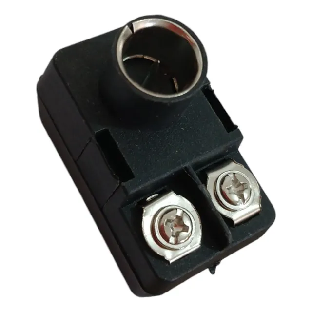 Ficha Conector F Macho Pin Fino Tv 75/300 X 50 Uds