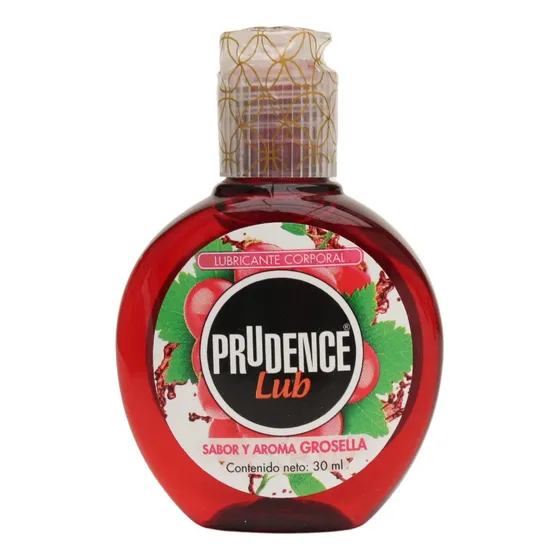 Lubricante Comestible Base Agua Con Sabor Prudence Lub 30 Ml
