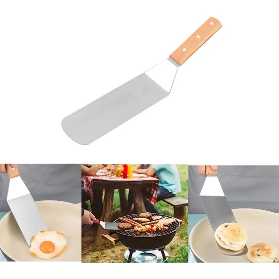 Espátula Para Cocina Hamburguesa Pizza Parrilla Cachapa Larg