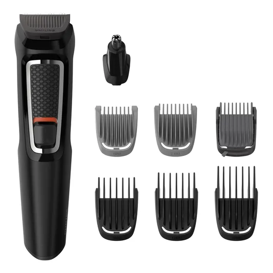 Multigroom 8 En 1 Philips  Uso Inalambrico  Mg3730/15 Negro
