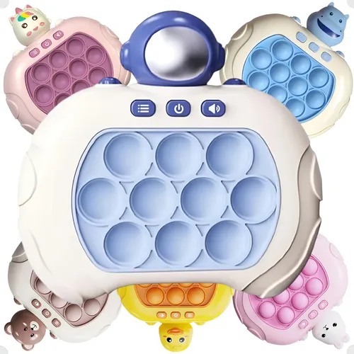 Pop It Eletrônico Console Anti Stress Popit Game Musical Imp Cor