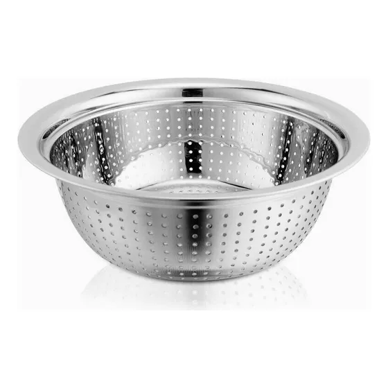 Colador/escurridor  De Metal  De Acero Inoxidable 26cm-hogar