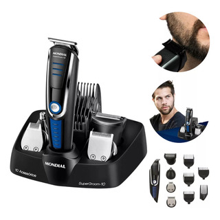 Maquina De Cortar Barba Cabelo Pelos Mondial 10 Em 1 Maquina De Cortar Barba Cabelo Pelos Mondial 10 Em 1