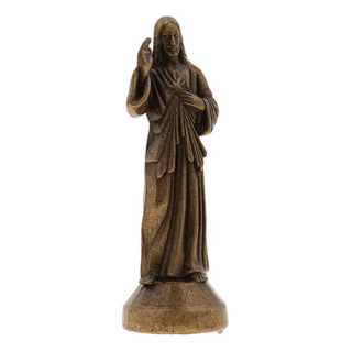Estatua De Jesús, De Decoración Para Hogar De Bronce 5cm Estatua De Jesús, De Decoración Para Hogar De Bronce 5cm