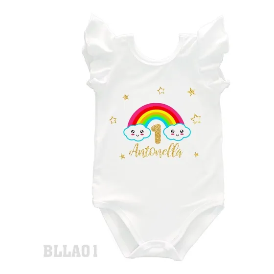 Bodys De Niña Personalizado Lluvia De Amor  Cumpleaños Bebe