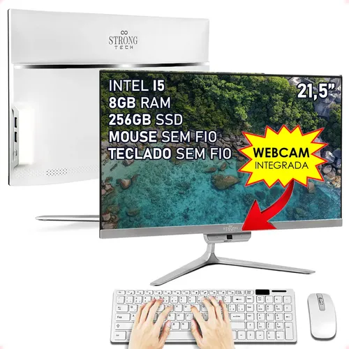 Strong Tech All In One Intel Core i5 16GB SSD 512GB Tela 21,5 1920