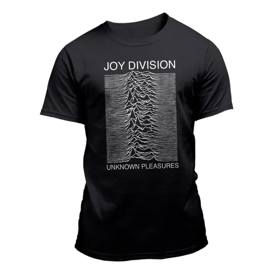 Camiseta Masculina Joy Division Unknown Pleasures Camisa 