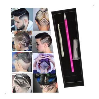 Caneta Para Desenho Cabelo E Braba Com Pinça +10 Lâminas Caneta Para Desenho Cabelo E Braba Com Pinça +10 Lâminas