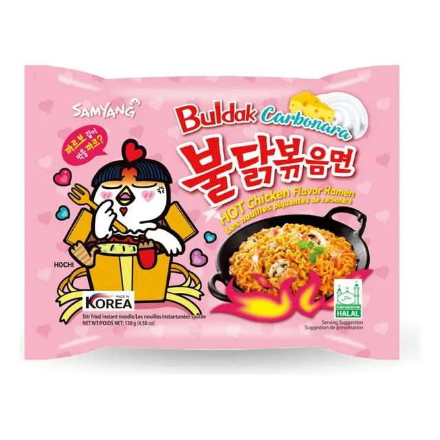 Ramen Coreano Picante Carbonara 130g Samyang