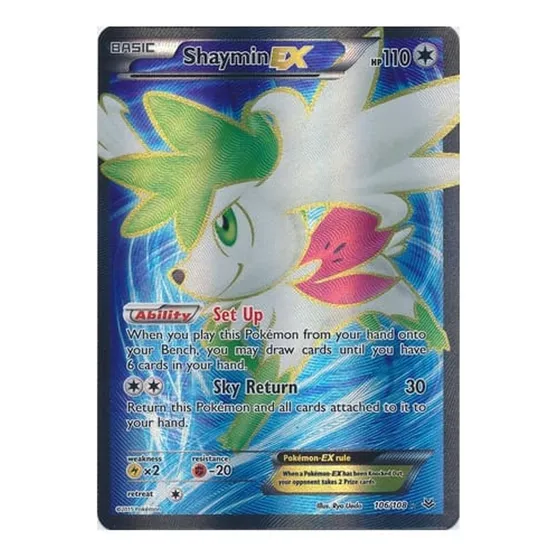 Cartas Pokemon Shaymin Ex Full Art Roaring Skies