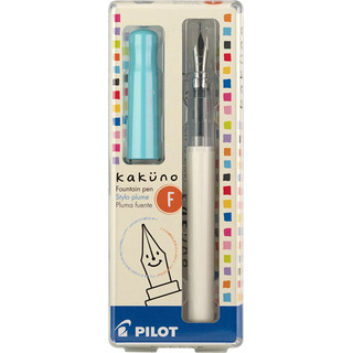 Pluma Fuente Pilot Kakuno Tapa Turquesa Blanco Fino/mediano Pluma Fuente Pilot Kakuno Tapa Turquesa Blanco Fino/mediano