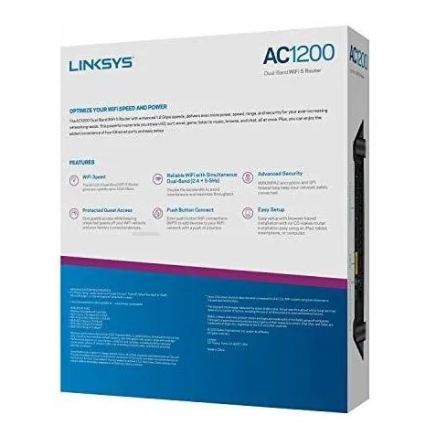 Linksys Wifi Router Dual Band Ac Ofrece Velocidad Mejorada