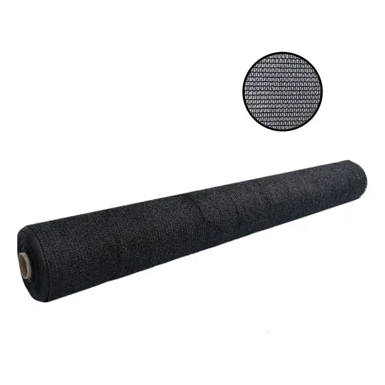 Malla Polisombra Negra Al 35% X Rollo 100m Largo X 4m Ancho