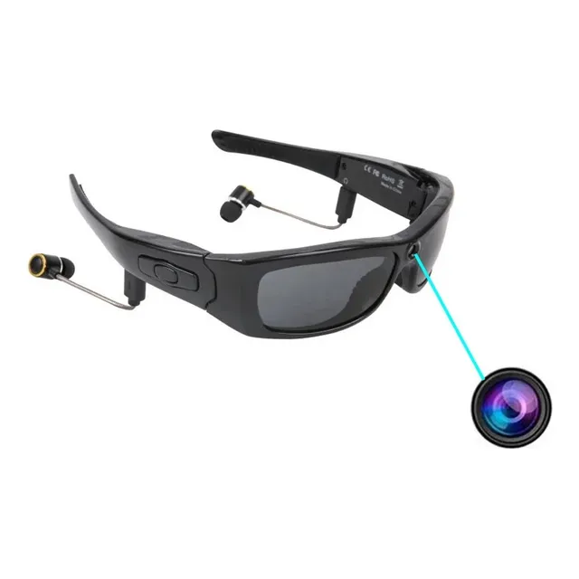 Lentes Deportivos Camara Espia Hd Con Auriculares Bluetooth