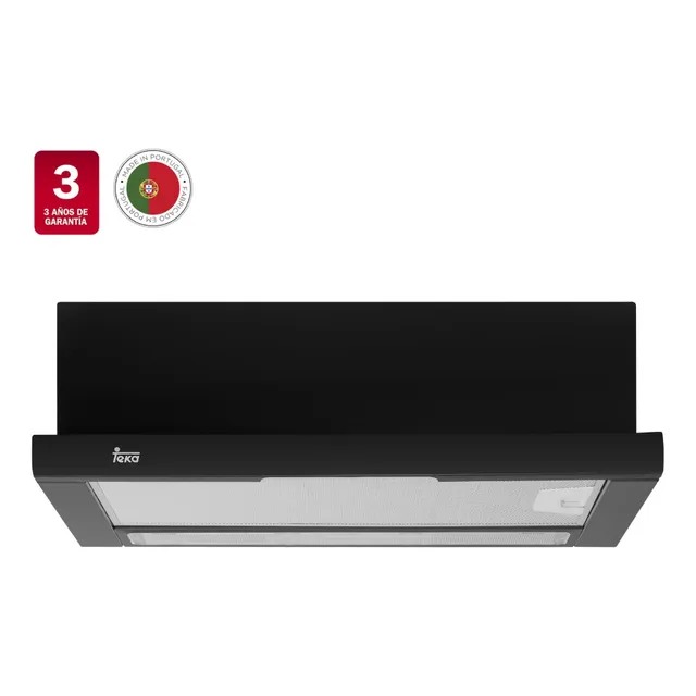 Campana Extraíble Teka Tl 6310 Negra Negro