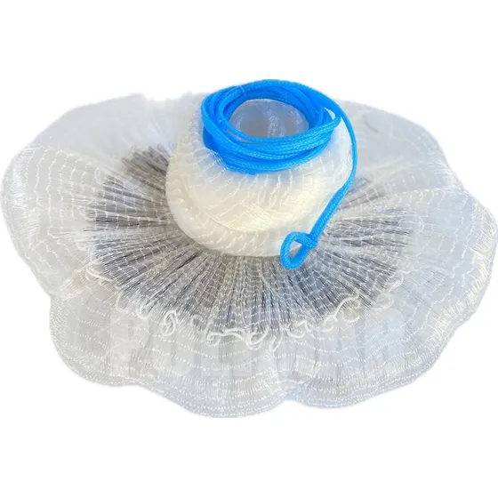 Tarrafa Rufo Fio 0,40 Malha 5cm Altura 1,90mts Roda 12mts