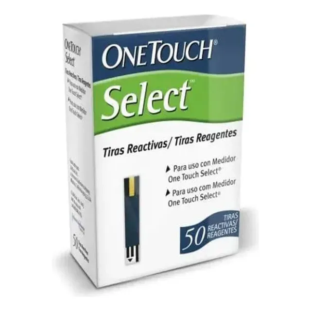 One Touch Select Caja Con 50 Tiras Reactivas