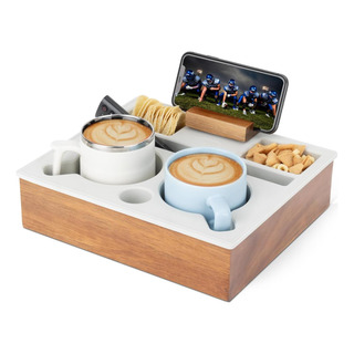 Bandeja De Soporte De Taza De Sofá De Hitseon, Portátil De 2 Bandeja De Soporte De Taza De Sofá De Hitseon, Portátil De 2