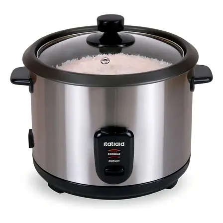 Panela De Arroz Elétrica 8 Xícaras Midi - Itatiaia Preto 127v