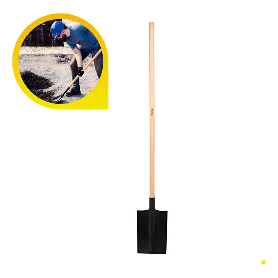 Pa Quadrada Vanga Cabo Reto Aço Carbono Resistente Oferta