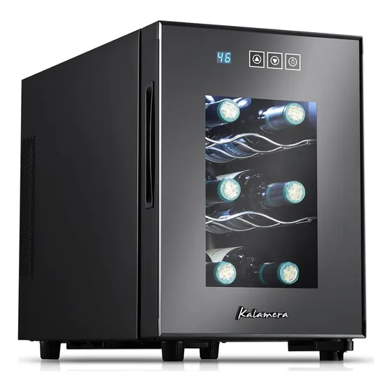 Kalamera Mini Frigorífico De Vino 6 Botellas 17.6l Control
