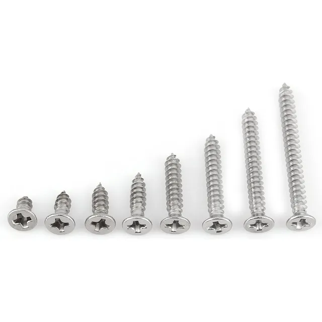 Tornillos Autorroscantes M3 Acero Inoxidable Surtido 200pcs