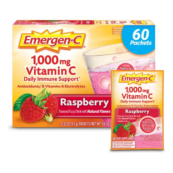 Polvo De Vitamina C Emergen-c 1000 Mg Con Antioxidantes, 30