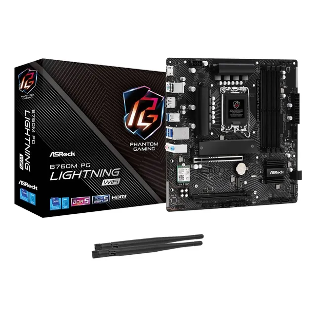 Motherboard Asrock B760m Pg Lightning Lga1700 Intelcore Ddr5