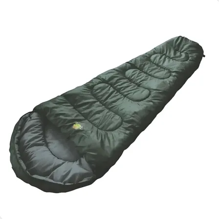 Saco De Dormir Guepardo Ultralight Verde Trilha Camping Sarcófago 5°c Compacto