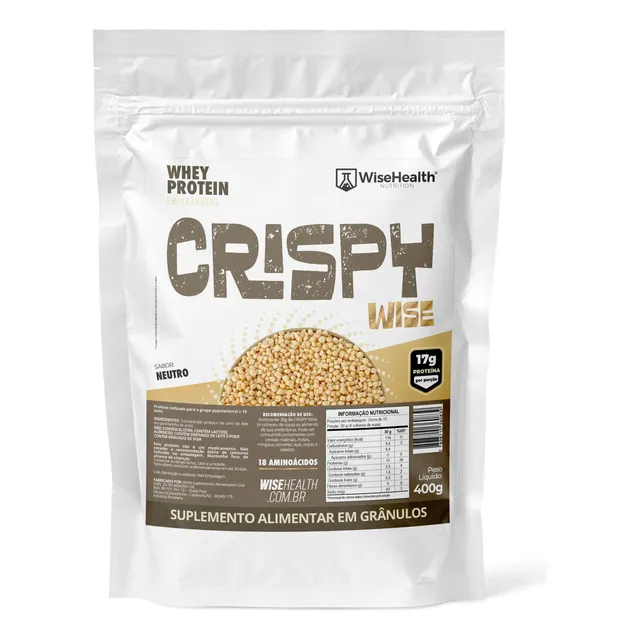 Crispy Wise (400g) - Crisp Proteico Whey Protein Wisehealth