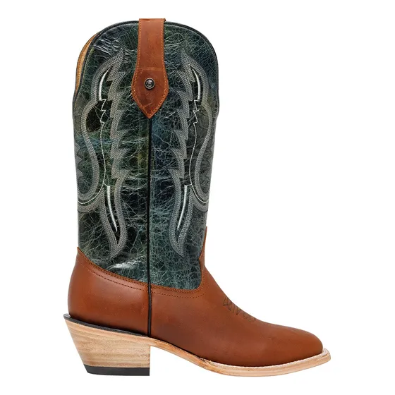 Botas Vaqueras Horsag Bulldog Con Tacon Cubano En Piel 100%