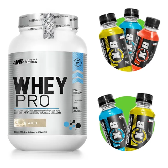 Whey Pro 1.1kg Vainilla + 05 Quem