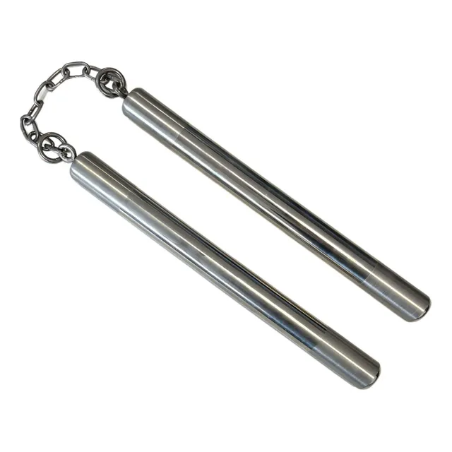Nunchaku Acero Inox 27cm Profesional Artes Marciales