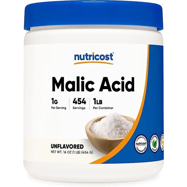 Original Nutricost Polvo De Acido Malico, Malic Acid, 1 Lb