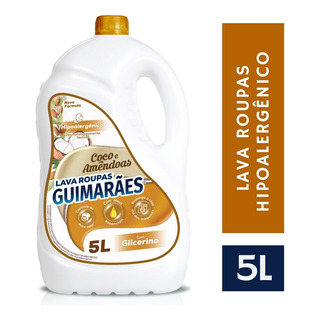 Lava Roupas Coco E Amêndoa 5l Com Glicerina Hipoalergênico Lava Roupas Coco E Amêndoa 5l Com Glicerina Hipoalergênico