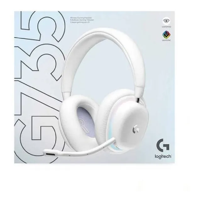 Audífono Logitech G735 Wireless Lightspeed Rgb Color Blanco
