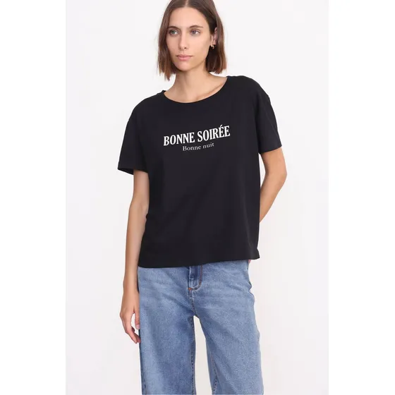 Remera Mujer Estampada Cuello Redondo Nicole Yagmour
