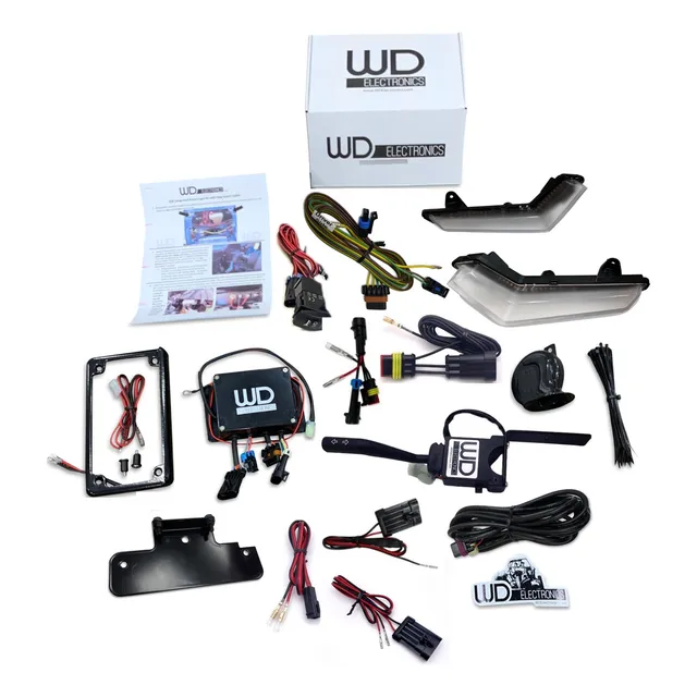 Luz Delantera Firma Kit Señal Giro Legal Calle Integrado And