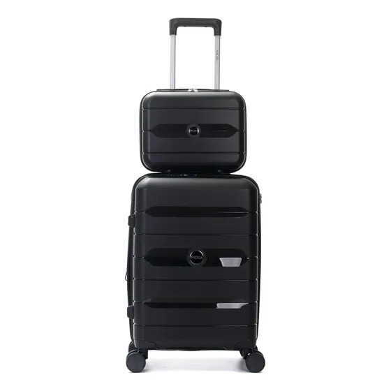 Set Valija Skora 20 Pulgadas Carry On Rigida Con Beauty Case