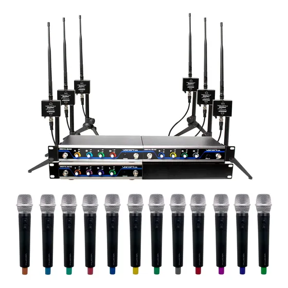 Vocopro Sistema Coaxial Microfono Inalambrico Digital Largo