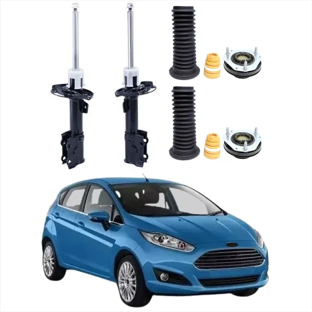 Par Amortecedor Dianteiro New Fiesta 2010 2011 Cofap + Kit