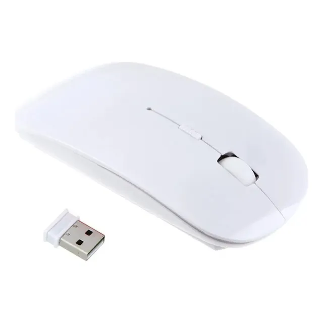 Mouse Raton Inalambrico Ultrafino 2.4 Ghz Pc Bueno Y Barato!