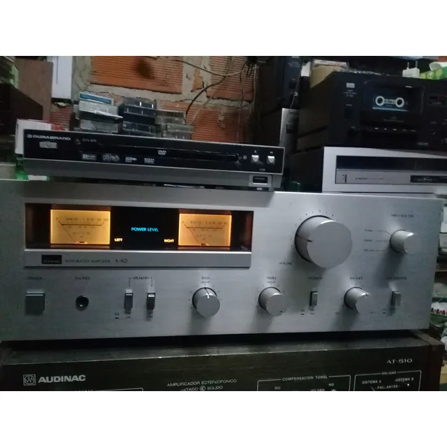 Recap De Amplis Sansui Linea Au Y Seria A 40 , 60, 80 Plateado 50 W