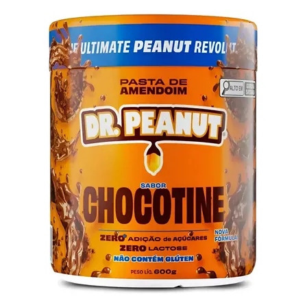 Pasta de Amendoim Dr. Peanut Gourmet Sabor Chocotine 600g
