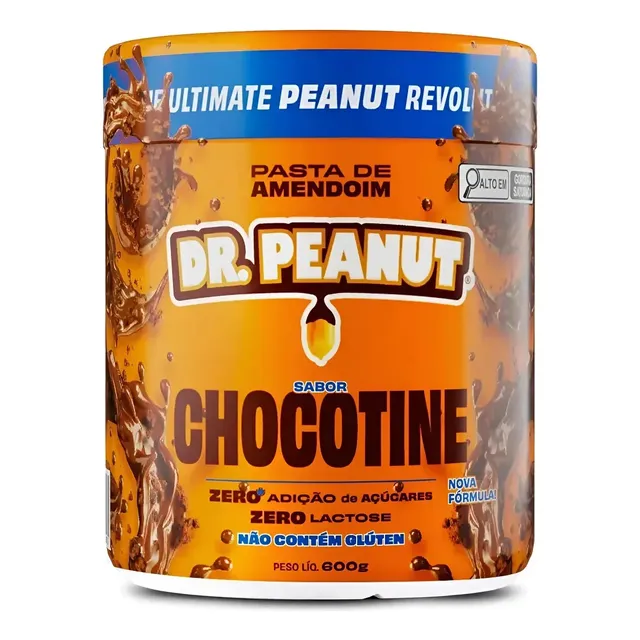 Pasta De Amendoim Dr. Peanut Gourmet Sabor Chocotine 600g
