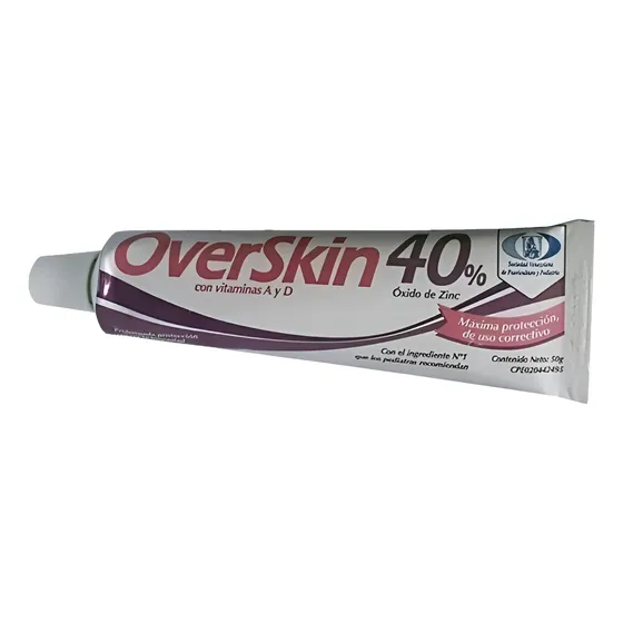 Crema Antipañalitis Overskin 40% Oxido De Zinc